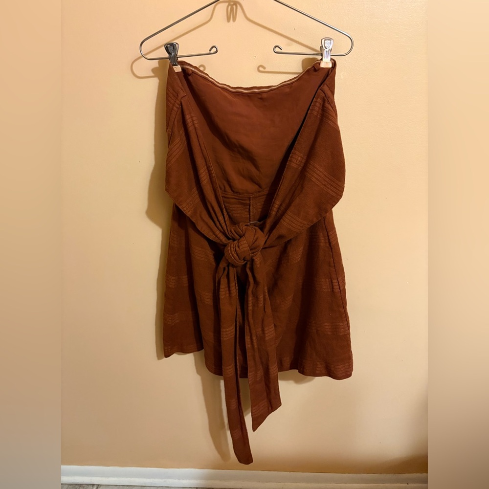 Free People Go Get ‘Em Skort Dress in Rust - Picture 4 of 10